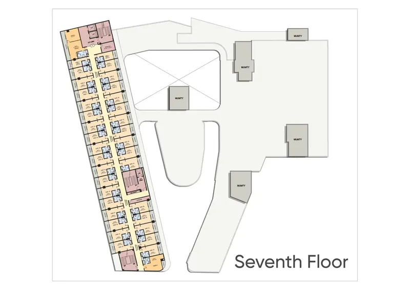 Mall of Aligarh seventh floor plan – additional space